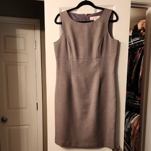 Elegant Gray Sleeveless Dress